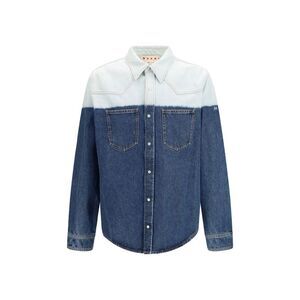 Marni Men Dip-Dye Denim Shirt